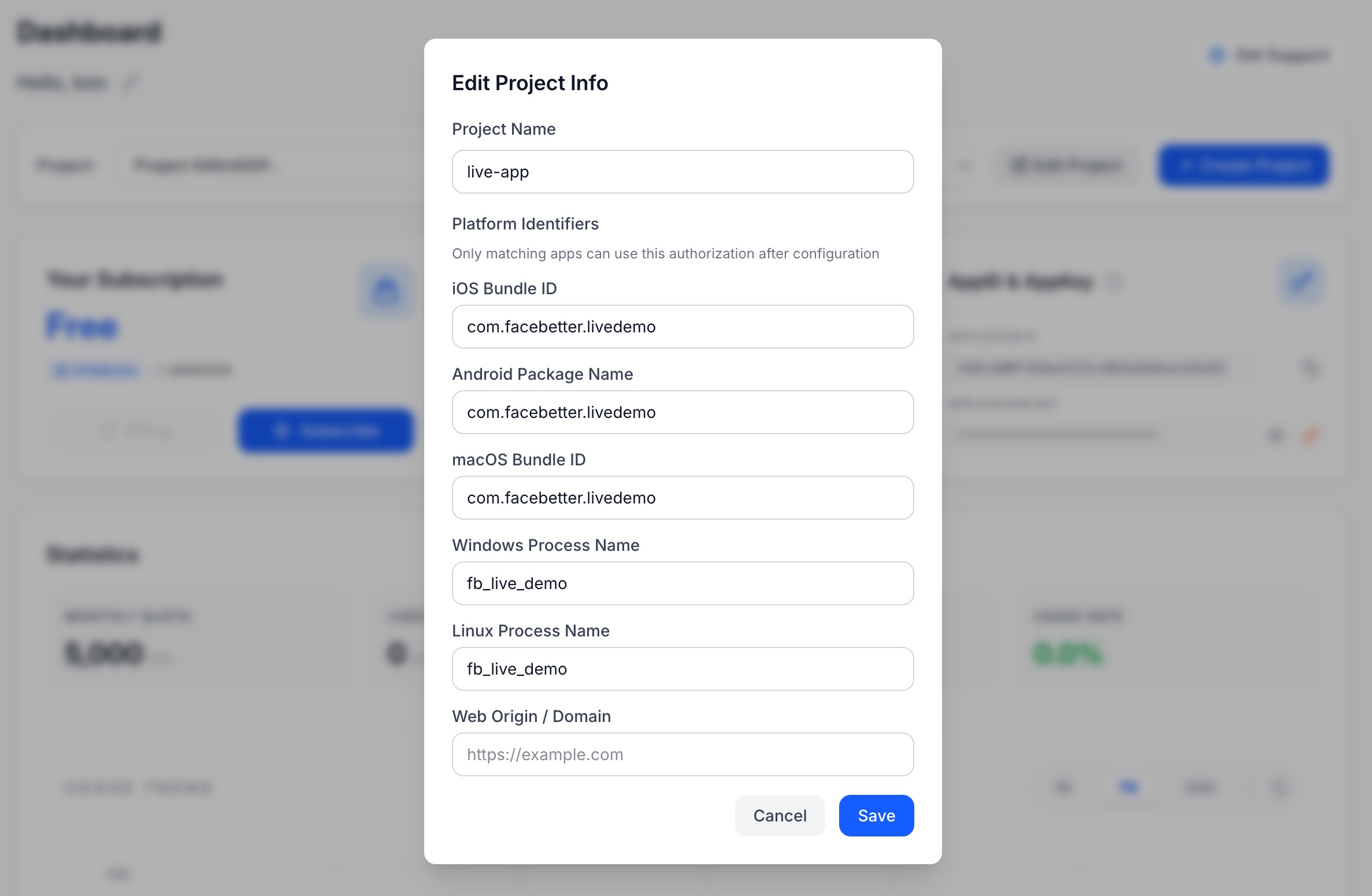 Console Edit Project